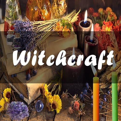 Witchcraft Supplies Kit, 86 PCS Wiccan Supplies and Tools, Include Dried Herbs, Crystal Jars, Colored Candles and Parchments, for Beginners Witches Pagan Altar Decor thumbnail 7