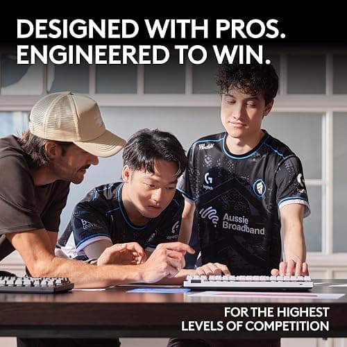 Logitech G PRO X TKL LIGHTSPEED Wireless Gaming Keyboard, Ultra-Portable Tenkeyless Design, LIGHTSYNC RGB, PBT keycaps, Clicky Switches (GX Blue) - Black thumbnail 2