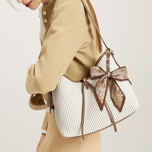 ZOOEASS Bow Purse Charms Women Cute Designer Keychain Scarf Bag Charms for Handbags Tote Bag Accessories Charm Trendy thumbnail 3