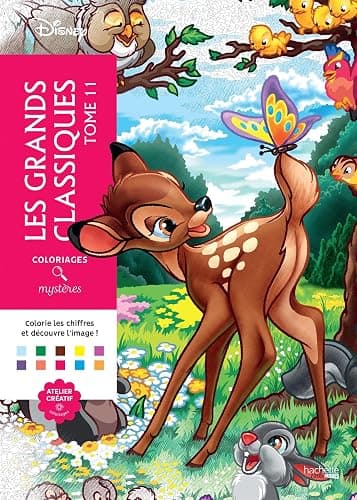 Coloriages mystères Disney - Les Grands classiques Tome 11 - Image 1