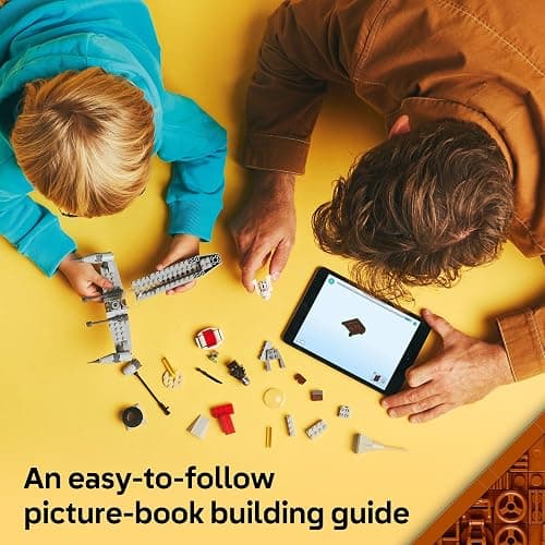 LEGO Star Wars: The Mandalorian Mando and Grogu's N-1 Starfighter Toddler Building Set - Star Wars Baby Yoda Toy for Kids, Boys & Girls, Ages 4+ - Educational Preschool Toy Gift for Birthdays - 75410 thumbnail 2