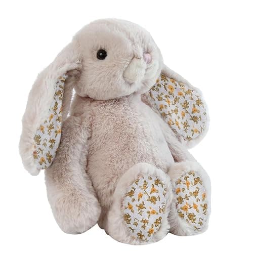 DILLY DUDU Blossom Bunny Rabbit Stuffed Animal Plush Toy Best Gifts 10-Inch（Beige） thumbnail 4