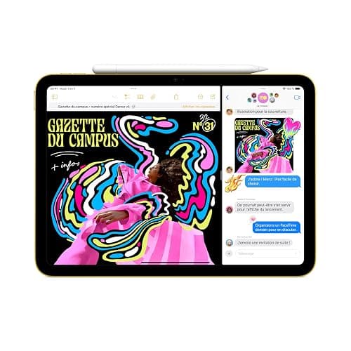 Apple iPad avec Puce A16 : Écran Liquid Retina 11 Pouces, 128 Go, Wi-FI 6, caméras Avant/arrière 12 Mpx, Touch ID, autonomie d’Une journée – Rose thumbnail 3