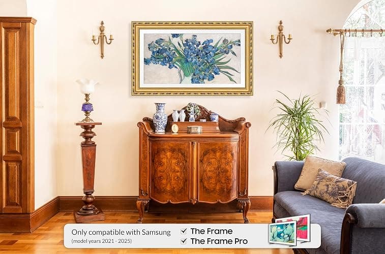 Frame My TV Deco TV Frames - Ornate Gold Smart Frame Compatible ONLY with Samsung The Frame TV and Pro (43", Fits 2021-2025) thumbnail 2