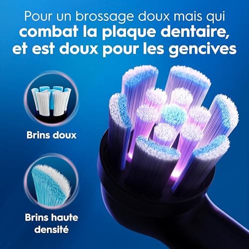Oral-B Brosse A Dents Electrique iO 2 Noire, 3 Modes De Nettoyage, Brossage Souple Et Silencieux, Capteur De Pression, Brossette Oral B De Rechange, Chargeur, Etui De Voyage thumbnail 14