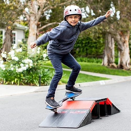 PLATPORTS Skate Ramp, Skateboard Ramp, BMX, Bike Ramps for Kids Ages 6-12, Kicker Ramp, Skateboard Ramps for Kids Ages 6-12 thumbnail 10