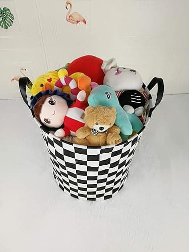 MAIZMZ Kids Hamper Storage Bins Organizer Toy Box Laundry Basket Large Canvas Collapsible Chest for Home/Dorm/Kitchen/Pet/Office/Closet/Shelf/Gift Baskets thumbnail 5