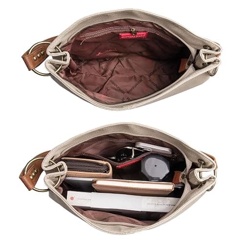 Montana West Purses for Women Hobo Shoulder Handbags with Zipper thumbnail 7
