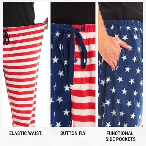 #followme Microfleece Men’s Pajama Pants Holiday Prints thumbnail 6