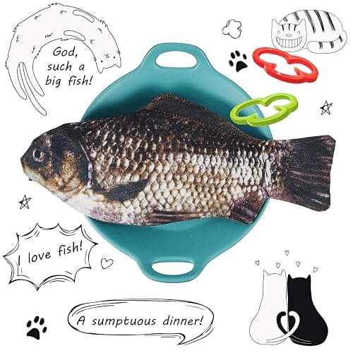 Outus Fish Shaped Pencil Case with Padded Foam Lining and Cute Fish Pens thumbnail 5