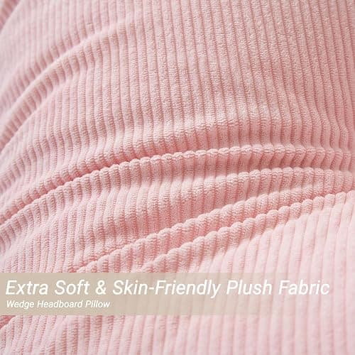MQK Headboard Pillow Wedge Pillow Headboard Dorm Headboard Twin XL Long Back Pillow for Bed Sitting up Sleeping Bolster Pillow for Mattress Gap Filler thumbnail 6