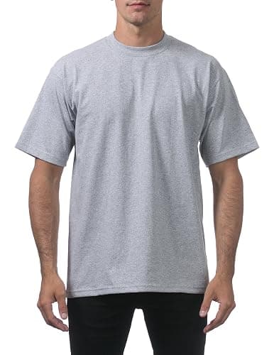 Pro Club Men's Heavyweight Cotton Short Sleeve Crew Neck T-Shirt - Image 1