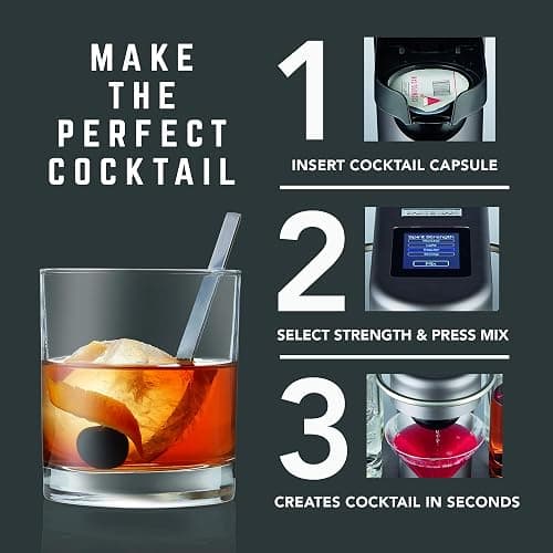 Bartesian Premium Cocktail and Margarita Machine for The Home Bar with Push-Button Simplicity and an Easy to Clean Design (55300) thumbnail 4