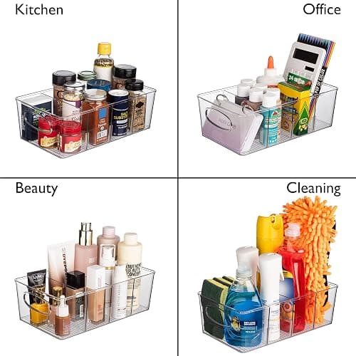 Pantry Organizers and Storage, Cabinet Organizer Kitchen Organizers and Storage - Fridge Organizer & Snack Organizer - Refrigerator Organizers and Storage, Cupboard Shelf Organizer - 2 Pack thumbnail 4
