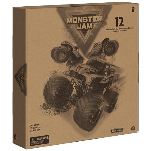 Monster Jam, Official 12-Pack of 1:64 Scale Die-Cast Monster Trucks for Boys and Girls, Kids Toys for Ages 4-6+, Amazon Exclusive thumbnail 8