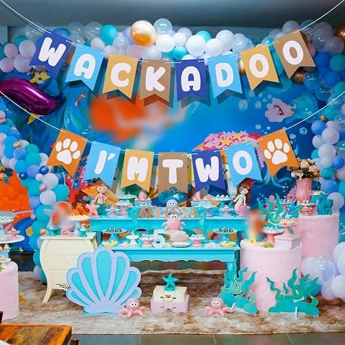 Wackadoo I’m Two Birthday Banner thumbnail 4