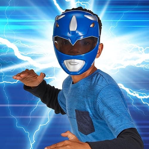 Power Rangers Mighty Morphin Re-Ignition - Blue Ranger Role Play Mask by Playmates Toys thumbnail 2
