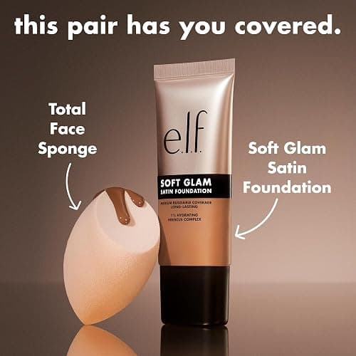 e.l.f. Soft Glam Foundation, Medium Coverage, Long-Lasting & Buildable Foundation For A Smooth, Satin Finish, Vegan & Cruelty-Free, 25 Light Neutral thumbnail 4