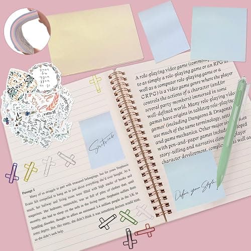 Bible Study Supplies Kit for Women – Pink Bible Cover, Notebook, Tabs, Highlighters, Pens, Pen Case – Christian Gifts for Students, Beginners, BibleAccessories for Journaling thumbnail 8