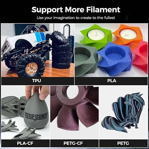 FLASHFORGE Adventurer 5M 3D Printer,600mm/s Max High-Speed FDM 3D Printers with Fully Auto Leveling, 280°C Direct Extruder with Quick Detachable Nozzle, Effective Cooling, Core XY Structure thumbnail 7