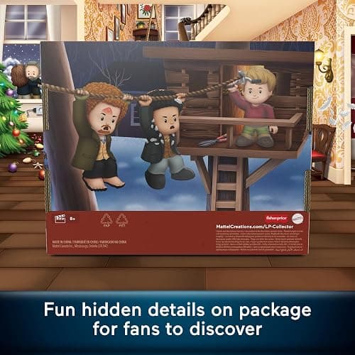 Little People Collector Home Alone Special Edition Set for Movie Fans, 3 Character Figures in a Display Package thumbnail 5