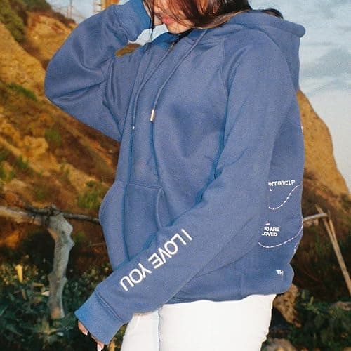 Juakoso Women Y2k Cute Graphic Hoodies Oversized Long Sleeve Coquette Sweatshirt Preppy Aesthetic Teen Girl Clothes thumbnail 2
