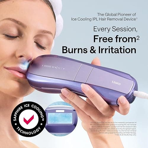 Ulike Laser Hair Removal Device Air 10 Ipl Gift for Women and Men, Ice Cool and Permanent Hair Reduction for Nearly Painless, Dual Lights, Skin Sensor & USHR Mode Hair Removal in 10mins from Home thumbnail 2