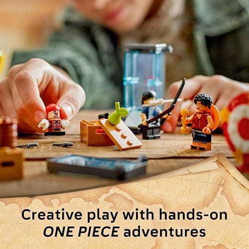 LEGO ONE Piece Buggy The Clown’s Circus Tent Building Blocks - Creative Building Toy for Boys & Girls, 8+ - 4 Toy Figures & Playset for Pretend Play - Gift Idea for Birthdays & Anime Fans - 75637 thumbnail 4
