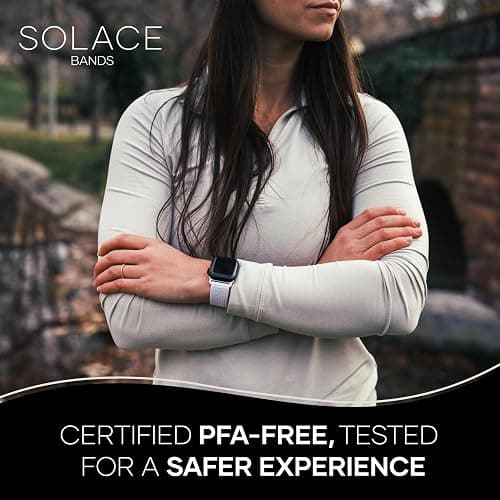 Solace Sport Adapt Bands - Apple Watch Bands, Breathable Nylon with Magnetic Clasp, Unisex Smart Watch Band, Apple Watch Strap thumbnail 5