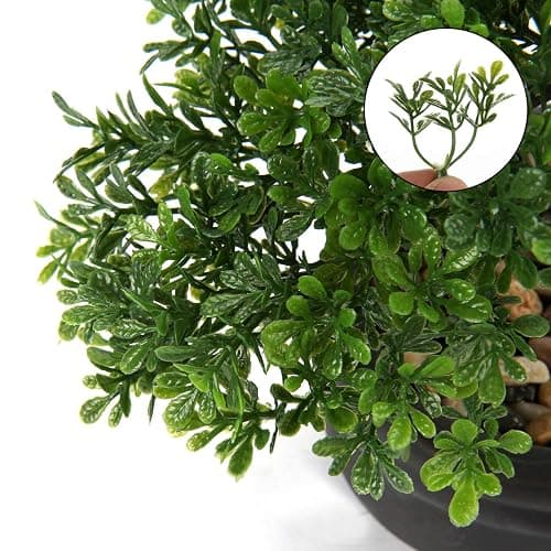 Artificial Bonsai Tree Juniper Faux Plants Indoor Small Fake Plants Decor with Ceramic Pots for Home Table Office Desk Bathroom Shelf Bedroom Living Room Farmhouse Decorations thumbnail 6
