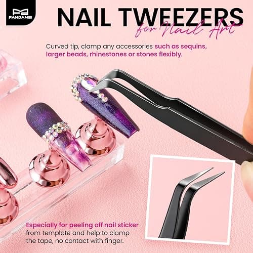 FANDAMEI 20PCS Nail Stand, Nail Holder For Painting Nails, Nail Stand For Press Ons, Nail Stands, Press On Nail Stand, Nail Holder, Nail Stands For Nail Art, Nail Art Tools, Nail Stuff, Nail Tools thumbnail 5