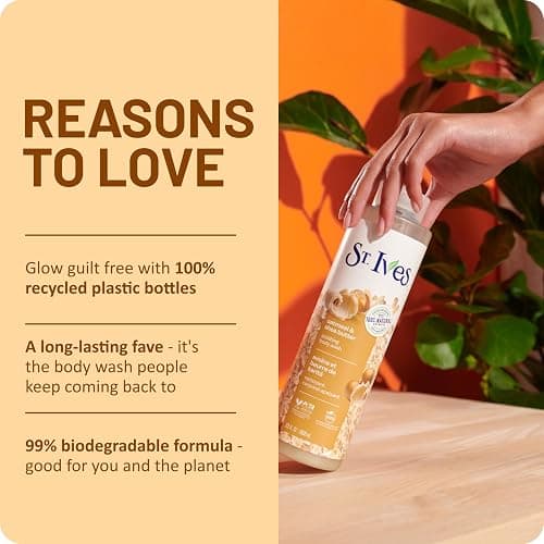 St. Ives Oatmeal & Shea Butter Body Wash | Moisturizing Body Wash for Sensitive and Dry Skin | 22 Fl. Oz. thumbnail 7