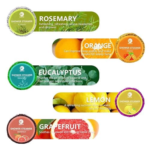 40 PCS Shower Steamers Aromatherapy for Women or Men, 10 Scent Shower Bomb Organic with Natural Essential Oil Relaxation, Self Care Valentine's Day Gifts Birthday Gifts for Her Him Adults thumbnail 3