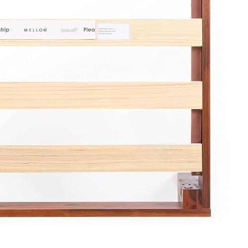 Mellow Naturalista Classic 12-Inch Solid Wood Platform Bed | Wooden Slats, No Box Spring Needed, Easy Assembly | Full, Cherry thumbnail 8