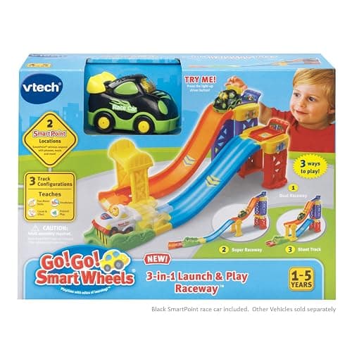 VTech Go! Go! Smart Wheels 3-in-1 Launch and Play Raceway thumbnail 8