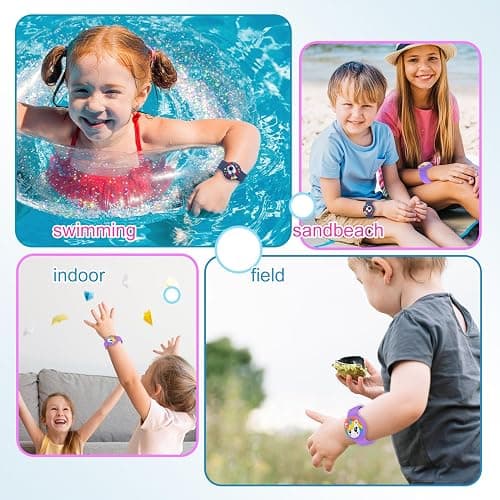 Waterproof AirTag Bracelets for Kids, Hidden Silicone Wristbands, 2 Pack | 360° Full Coverage Protection, Lightweight Tracker Holder, Secure Fit, Pool & Playground, AirTag Not Included thumbnail 6