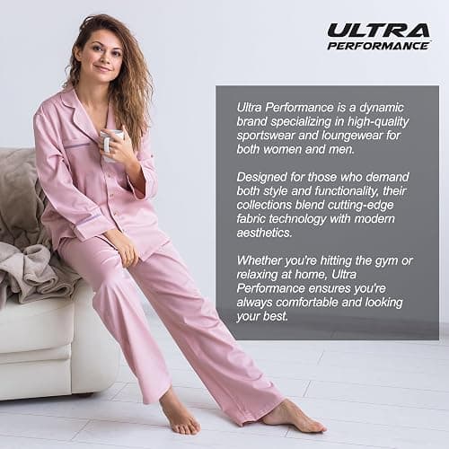 Ultra Performance Womens Pajama PJ Pants 3 Pack Lounge Bottoms Pajamas for Women (Avail in Plus Sizes) thumbnail 6