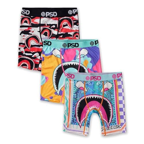 PSD Underwear Boys Boxer Briefs - Animal Print, Comfortable Active Underwear for Boys, Packs & Singles - Image 1