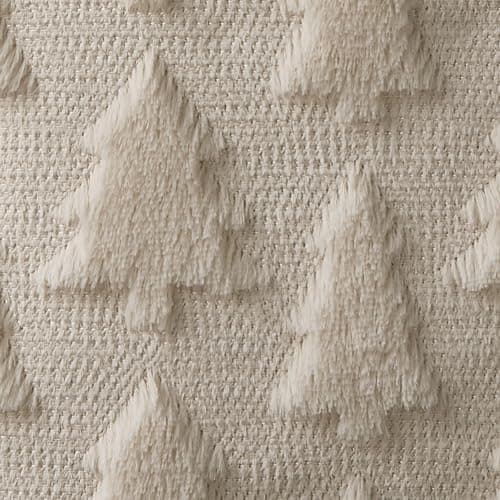 DFXSZ Christmas Tree Pillow Covers 18x18 Set of 2 Christmas Decor Beige | Christmas Winter Decorations|Soft Plush Faux Fur Jacquard Throw Pillowcases| For Bedroom Sofa Festivals Home Decor thumbnail 5