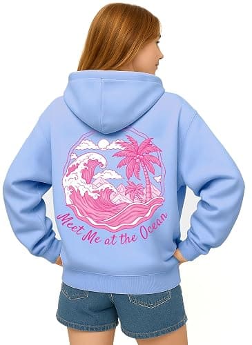 Tstars Volleyball Hoodies Gifts for Teen Girls Women Fans Team Players Love Sweatshirt Hoodie - Image 1