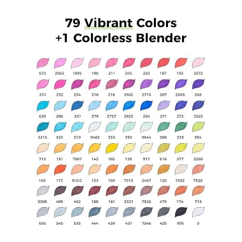 Ohuhu Alcohol Markers 80 Colors Brush& Fine for Beginners Adults Coloring | Art Marker for Illustration Sketching, Dual Tips Alcohol-based Drawing Markers with Blender Storage Case, Great Value Pack thumbnail 8
