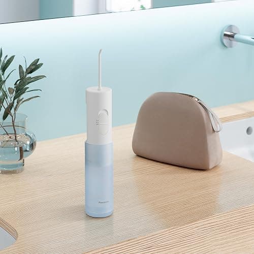 Panasonic Water Flosser for Travel, Cordless Portable Oral Irrigator with Two Water Pressure Settings, Collapsible Water Tank - EW-DJ11​-A thumbnail 9