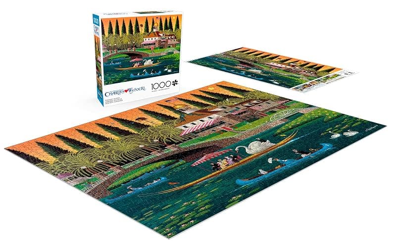 Buffalo Games – Pleasant Sunday – Charles Wysocki – 1000 Piece Jigsaw Puzzle ​ Colorful Puzzle for Adults – Precision-Cut Pieces, Beautiful Artwork, and Hours of Relaxing Fun thumbnail 4