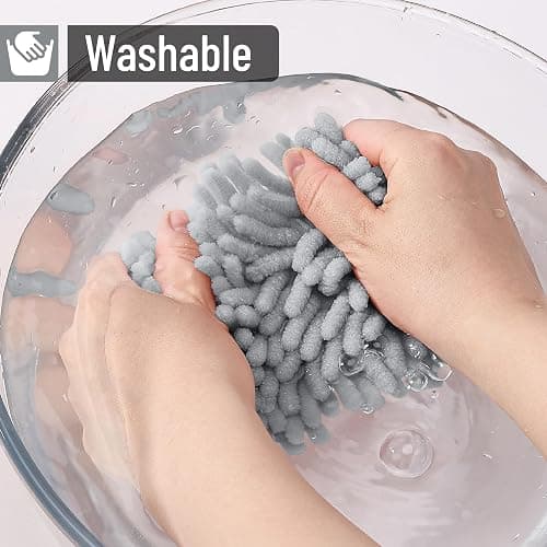 Mr. Pen- Microfiber Shag Whiteboard Eraser, 4 Pack, Grey, Washable Microfiber Whiteboard Eraser thumbnail 6