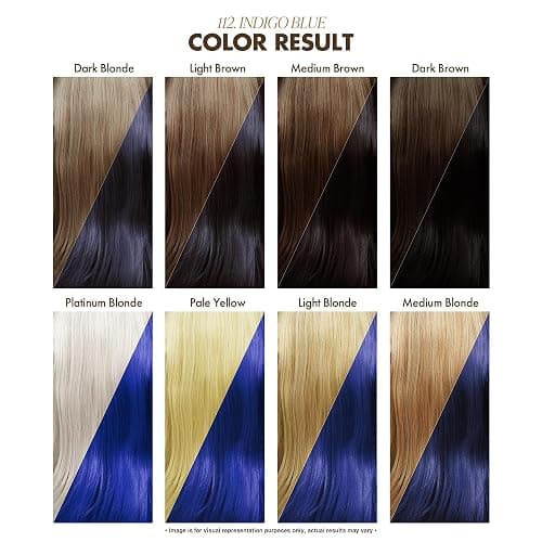 Adore Shining Semi Permanent Hair Colour, 112 Indigo Blue thumbnail 3