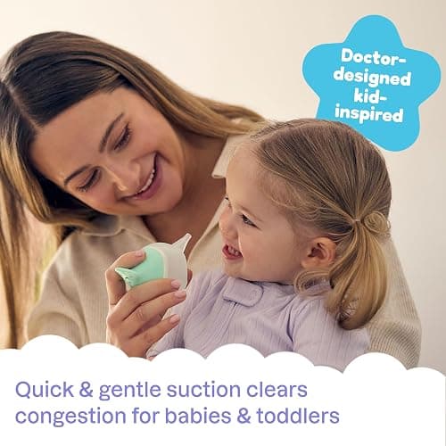 Playhouse MD Booger Buddy Baby & Kids Nasal Aspirator with LED - Narwhal thumbnail 2
