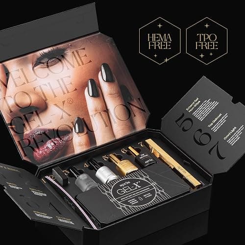 Aprés Gel-X Professional Nail Extension Starter Kit, 14 Sizes 00-9 w/ Half Sizes, Soft Gel-X Tips, HEMA/TPO-Free (Sculpted Almond Medium) thumbnail 4