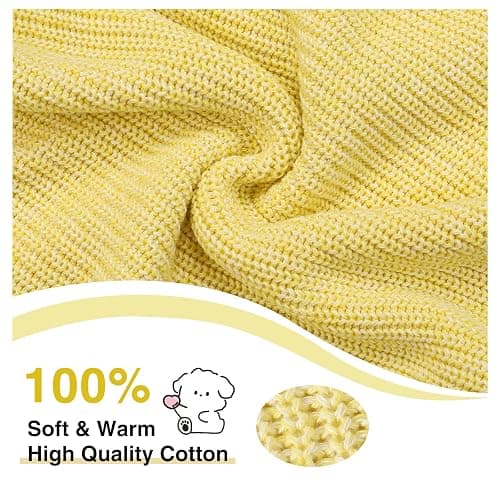 TRENDSTITCH Girls Sweaters Crewneck Long Sleeve Pullover Jumper Cotton Fall Chunky Fancy Cable Knit Sweater with Side Slit thumbnail 4