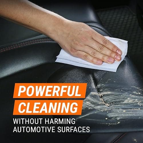 Armor All Interior Car Cleaning Wipes, Canister, Powerful Cleaning for Dashboards, Vinyl, Clear Plastics, Carpet and Fabric, 25 Count (Pack of 2) thumbnail 5