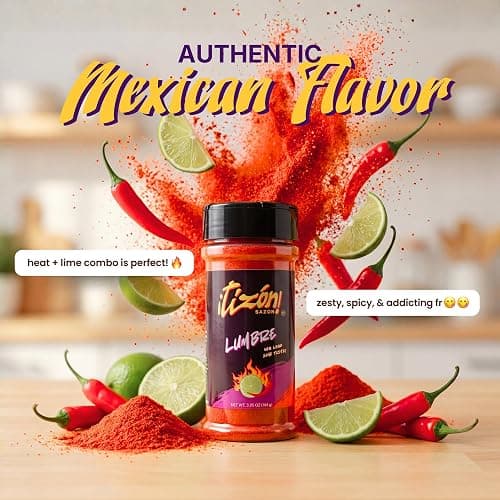 Tizon Lumbre Mexican Seasoning Powder, Fuego Flavor, Snack Seasoning for Popcorn, Chips, Nuts, Fruits thumbnail 6